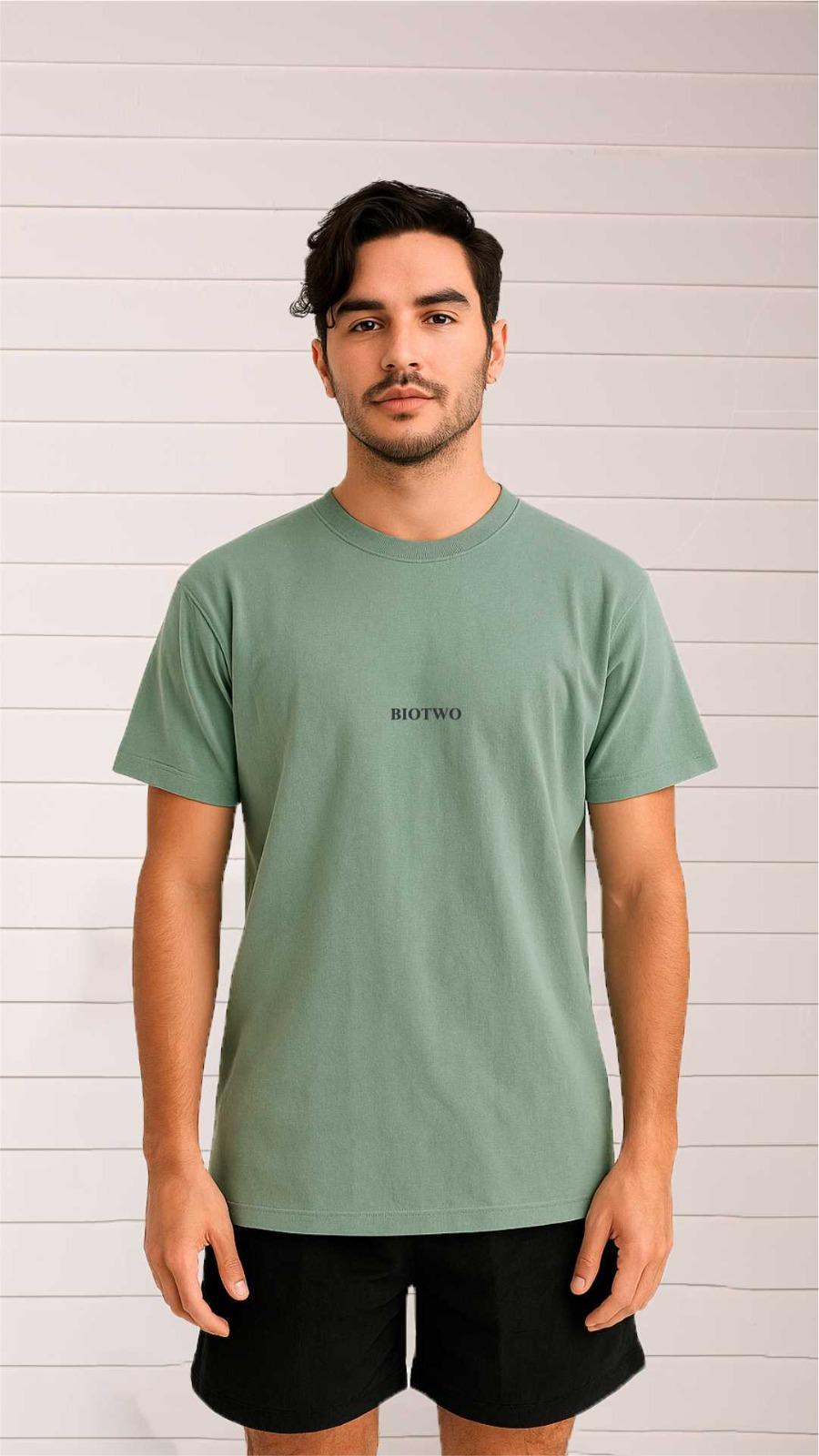 Camiseta regular estampa ramo