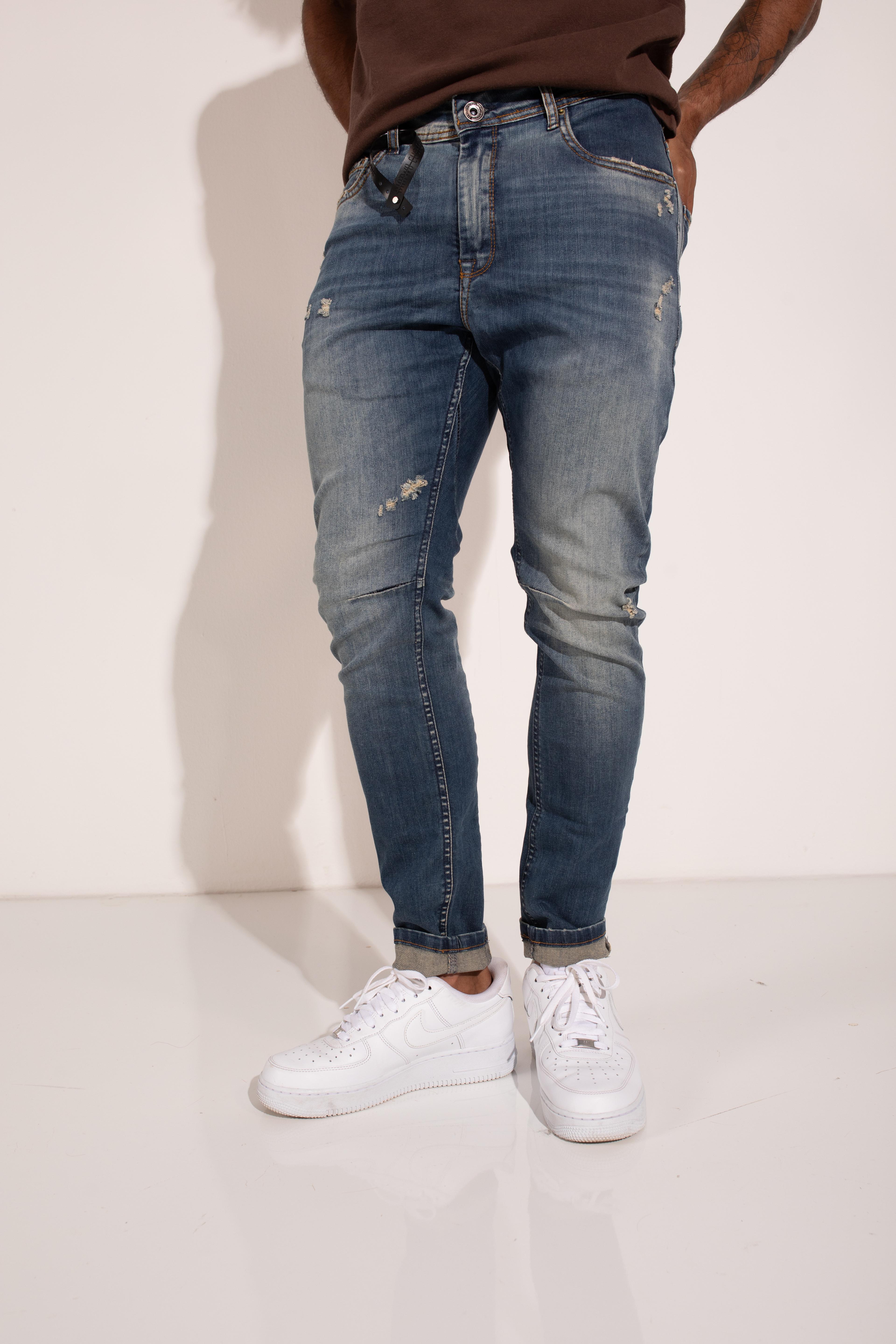 Calça Jeans Semi Alicate Azul médio