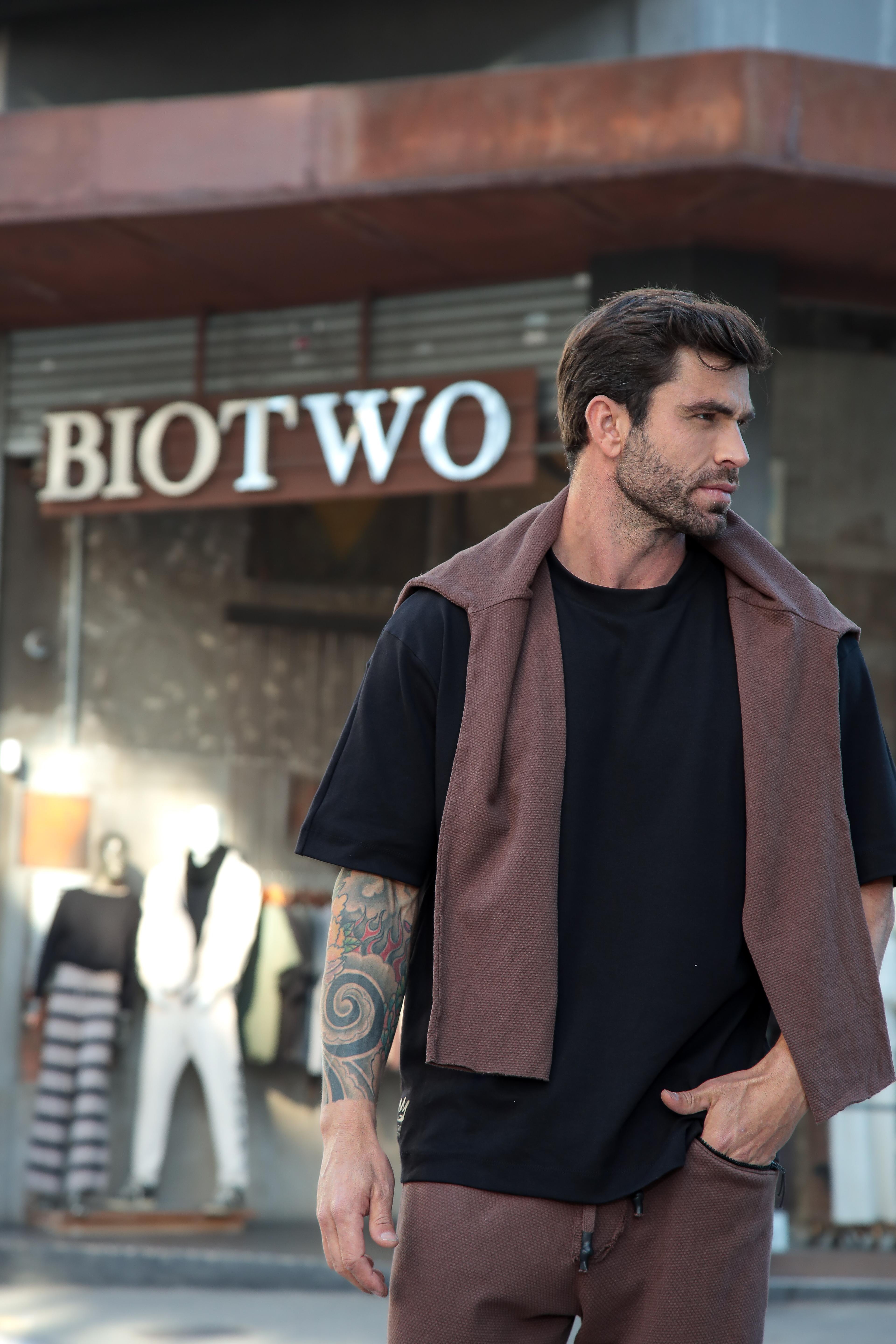 Camiseta oversized fio egípcio premium estampa lateral