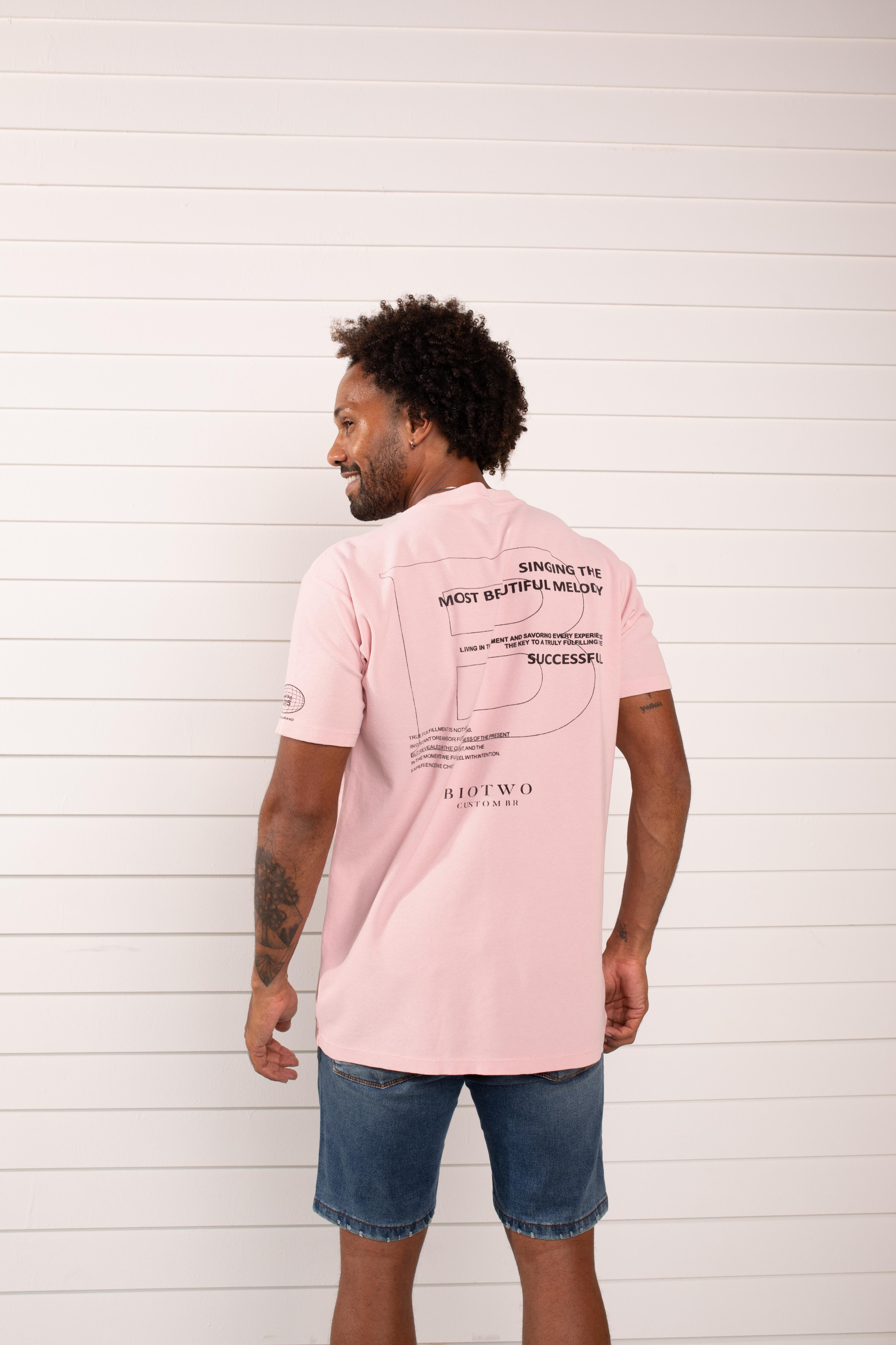 Camiseta regular estampa B