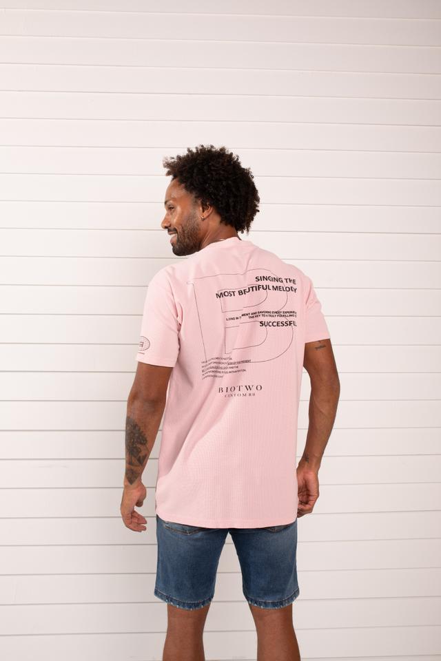 Camiseta regular estampa B