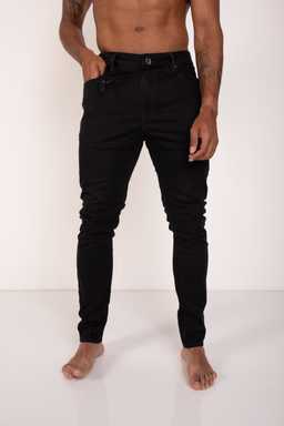 Calça jeans semi alicate preta
