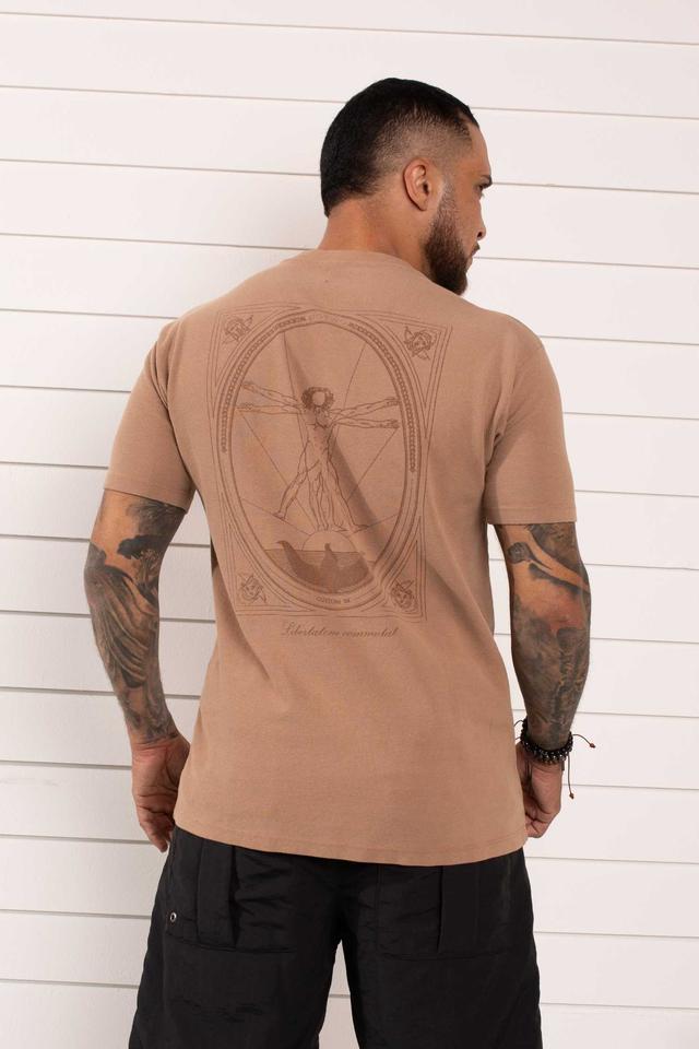 Camiseta regular homem vitruviano